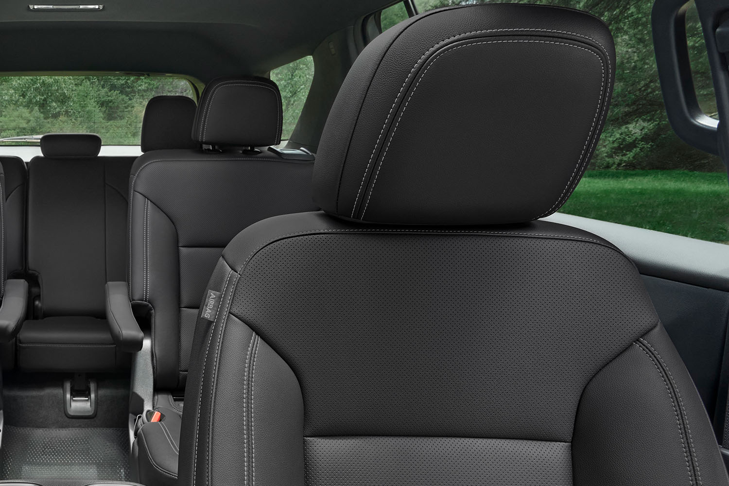 Asiento del conductor eléctrico en la nueva Chevrolet Traverse.